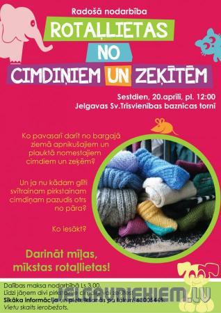 Kā gatavot rotaļlietas no cimdiem un zeķītēm?