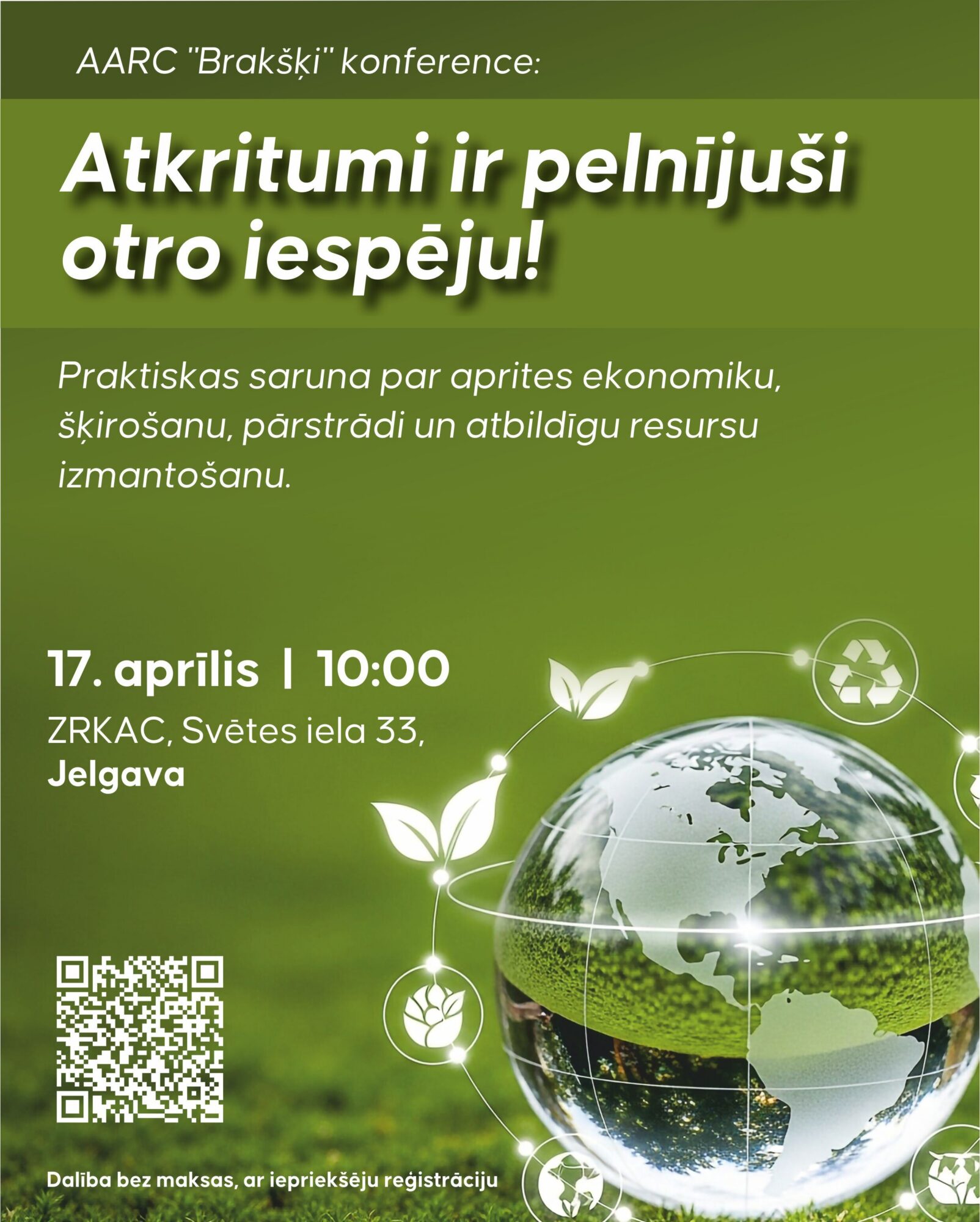 Jelgavā notiks konference par aprites ekonomiku un atkritumu pārstrādi